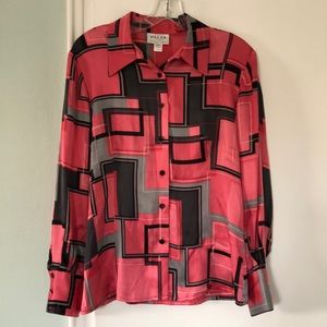Oscar de la Renta vintage silk blouse